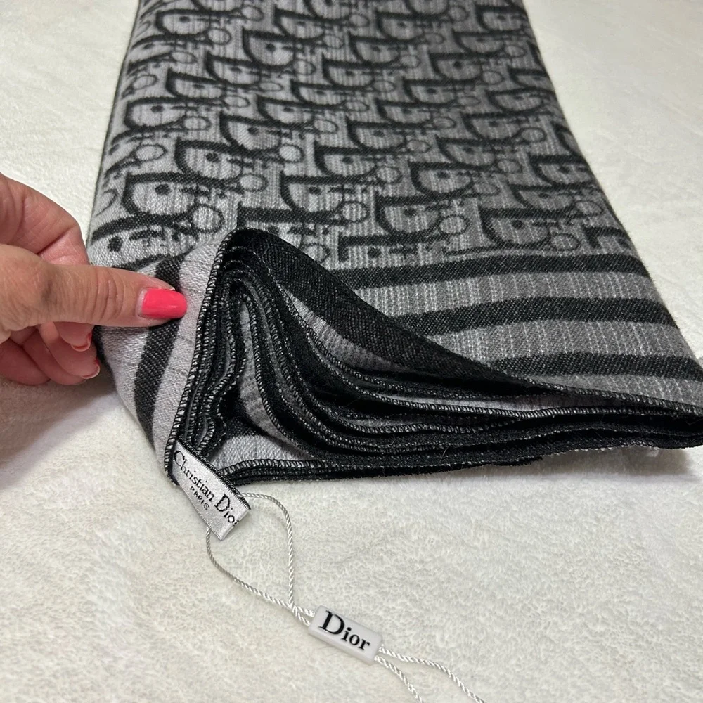 🖤 🔥Christian Dior x Shawn STUSSY soie silk stole scarf (New)🖤🔥RARE FIND🔥